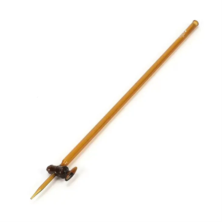 Laboratory Glassware Borosilicate Glass Burette Amber Glass Burette With Straight Stopcock